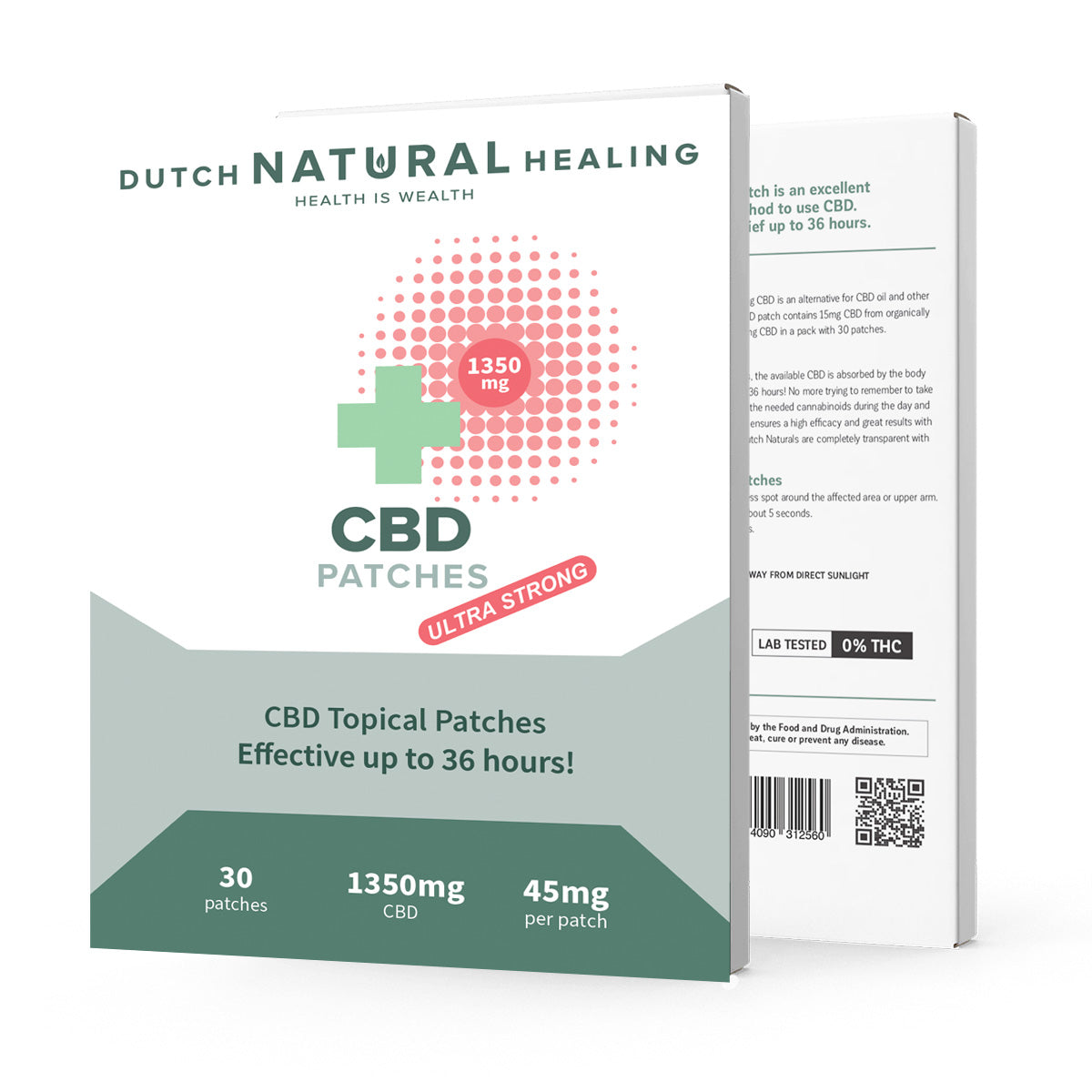 Hemp Topical Patches - Ultra Strong - 30 x 45 mg