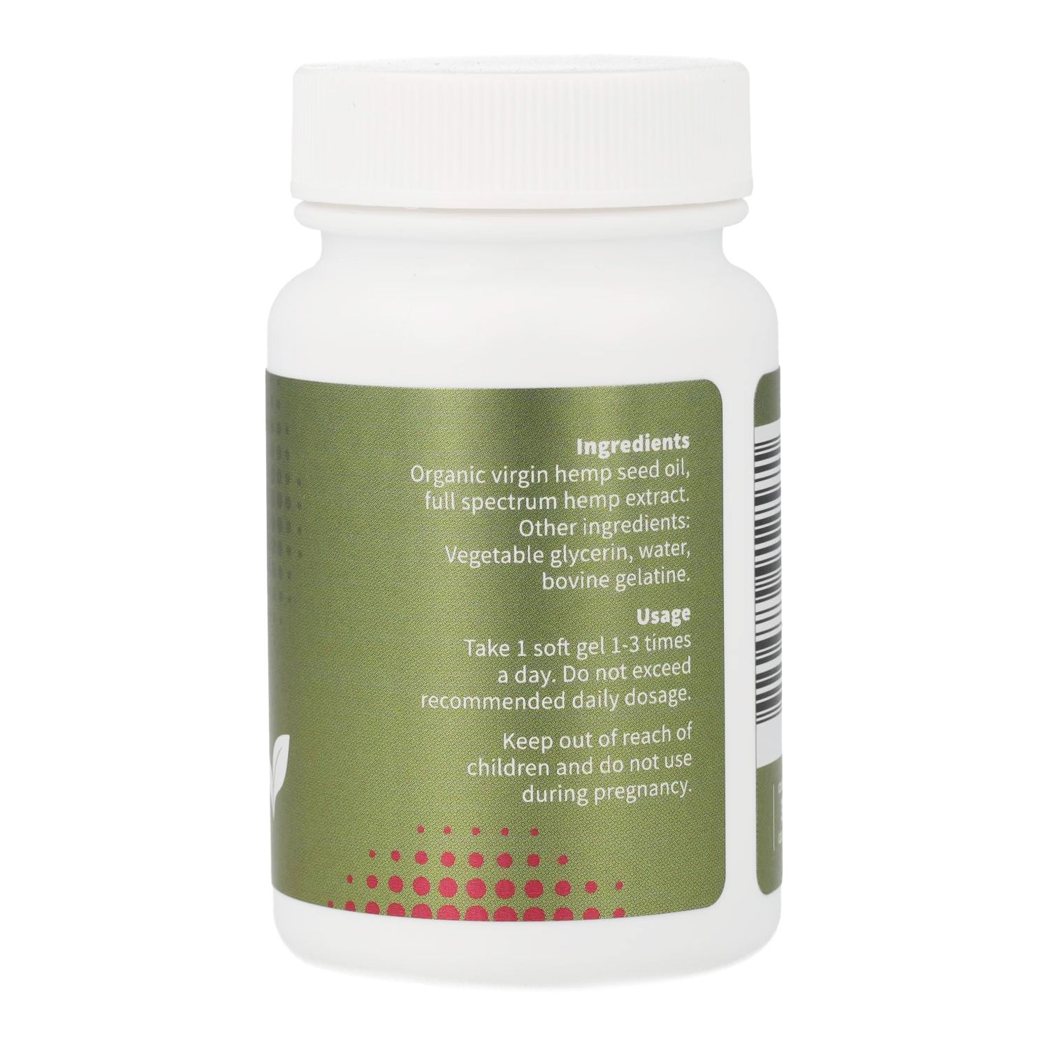 Hemp Capsules - Full Spectrum - 30 x 30 mg
