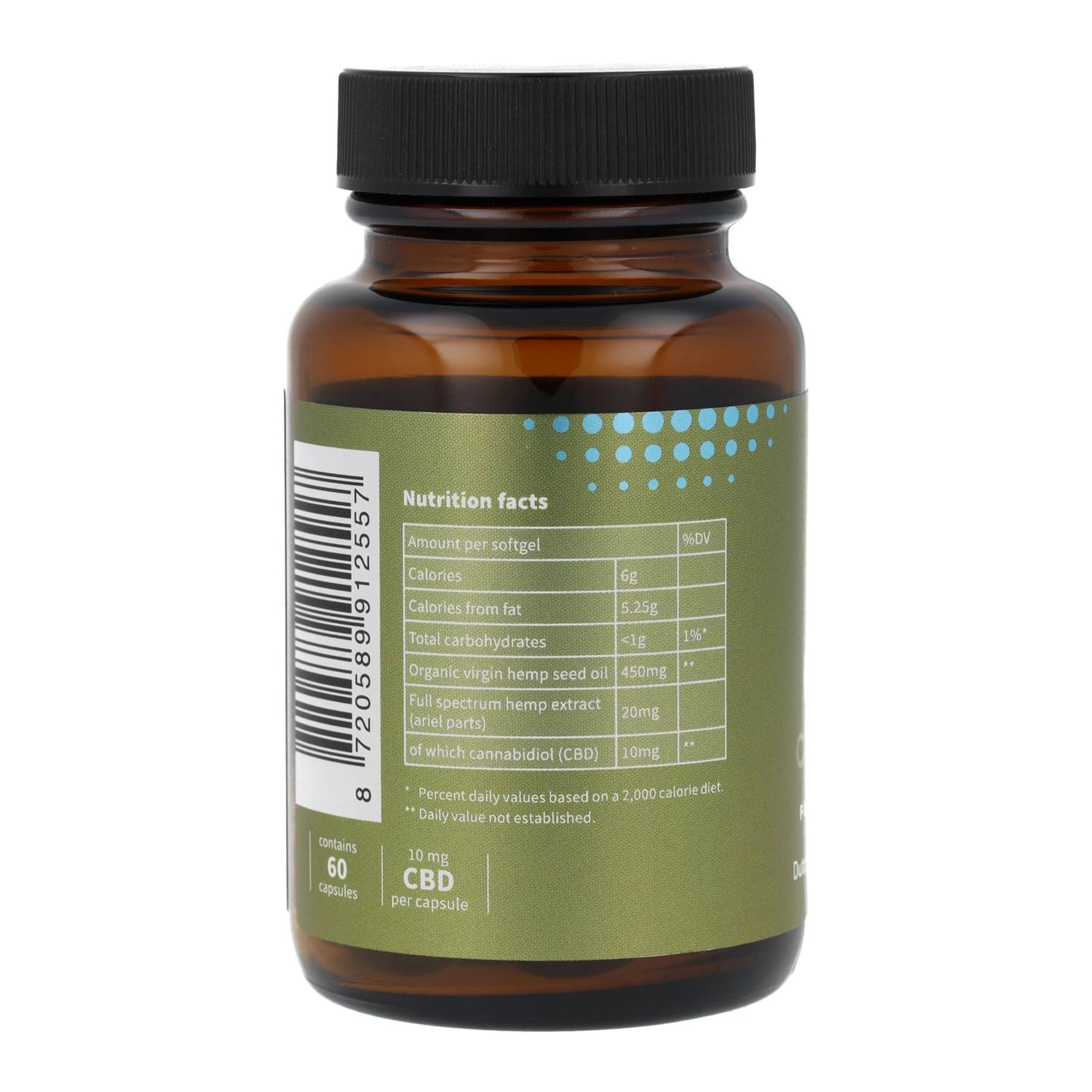 Hemp Capsules - Full Spectrum - 60 x 10 mg