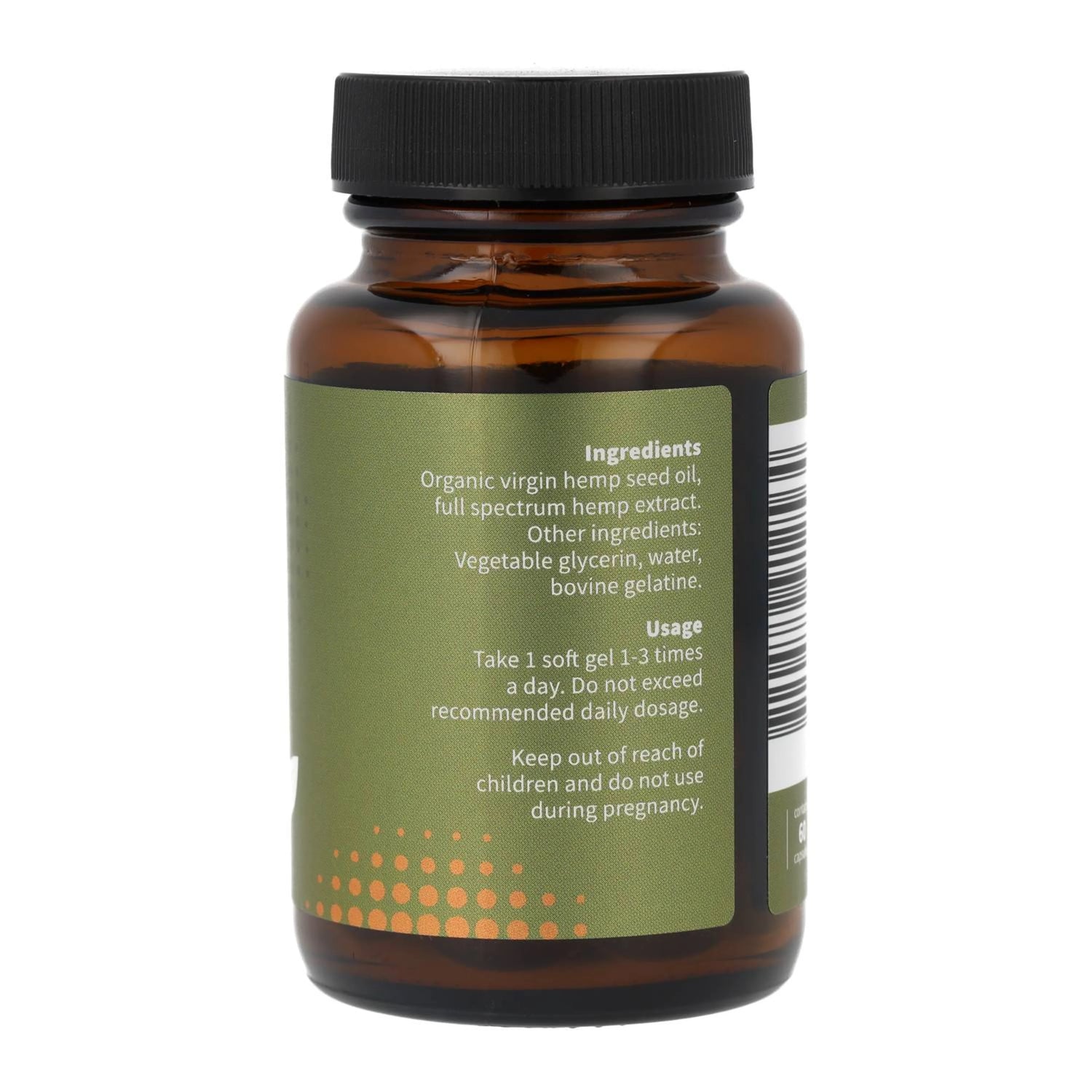 Hemp Capsules - Full Spectrum - 60 x 20 mg